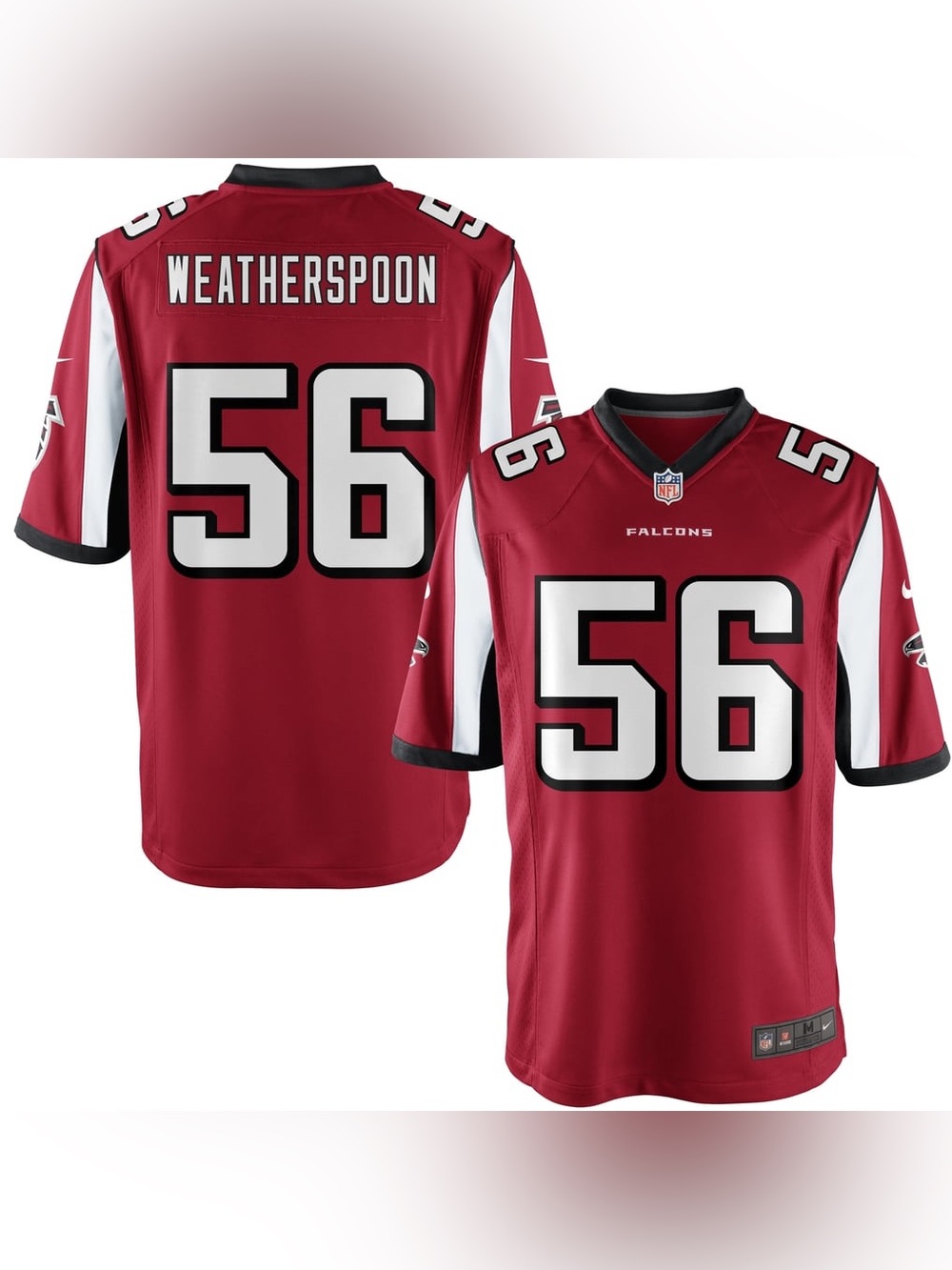Nike Atlanta Falcons #56 Sean Weatherspoon Red Home Jersey (XXL)